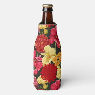 Enfriador De Botellas Papel pintado floral en estilo de la acuarela