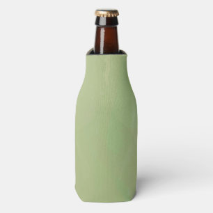 Enfriador De Botellas Patrón abstracto de acuarela verde, fresco y moder