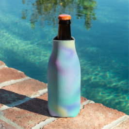 Enfriador De Botellas Patrón abstracto de remolinos pastel bonitos