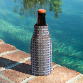 Enfriador De Botellas Patrón abstracto geométrico de mosaico moderno 129