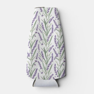 Enfriador De Botellas Patrón botánico de lavanda
