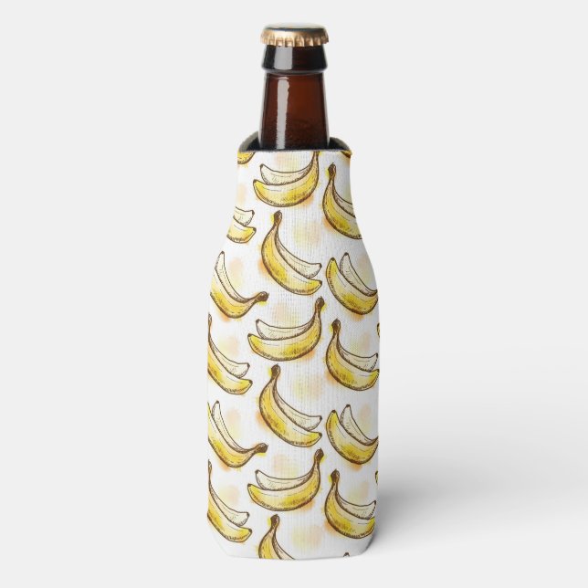 Enfriador De Botellas Patrón con banana (Frente de la botella)
