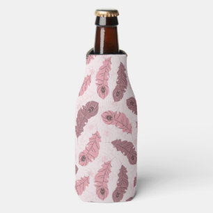 Enfriador De Botellas patrón con plumas de pavo real