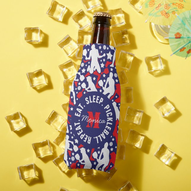 Enfriador De Botellas Patrón de bola de picnic de todas las estrellas [U (Verano in situ)