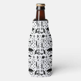 Enfriador De Botellas Patrón de Creatividad del Oso Rústico de Oso de Os