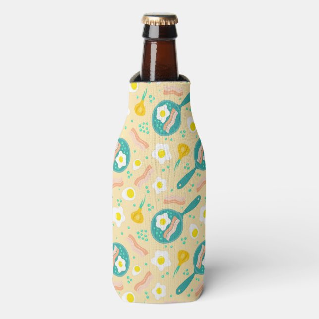 Enfriador De Botellas Patrón de desayuno (Frente de la botella)