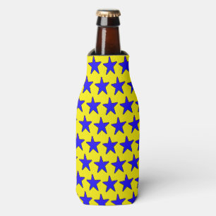Enfriador De Botellas Patrón de estrella azul