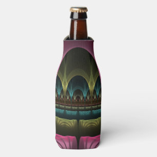 Enfriador De Botellas Patrón de fantasía especial Resumen Fractal colori