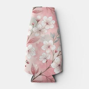 Enfriador De Botellas Patrón de Flor de Sakura Rosa 