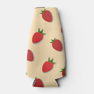 Enfriador De Botellas Patrón de fresa para buenas vibraciones en verano 