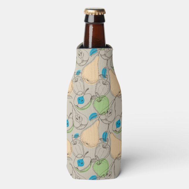 Enfriador De Botellas Patrón de frutas (Frente de la botella)