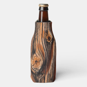 Enfriador De Botellas Patrón de grano de madera