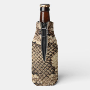 Enfriador De Botellas Patrón de impresión animal de piel de serpiente ex