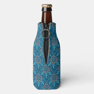 Enfriador De Botellas Patrón de mandala colorida y abstracta de origen é