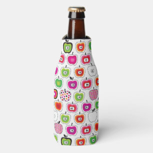 Enfriador De Botellas Patrón de manzana retro