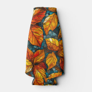 Enfriador De Botellas Patrón de mosaico de otoño