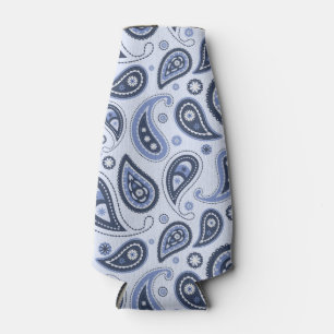 Enfriador De Botellas Patrón de Paisley Azul