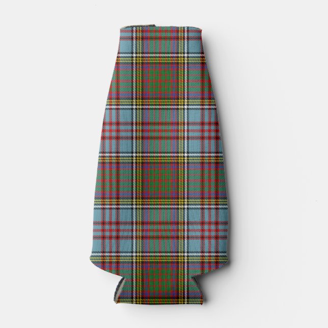 Enfriador De Botellas Patrón de plaid de Anderson Scottish Clan Tartan (Anverso)