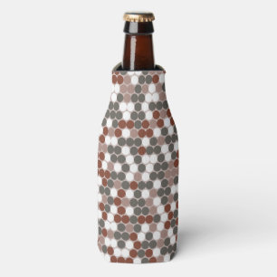 Enfriador De Botellas patrón de puntos retro