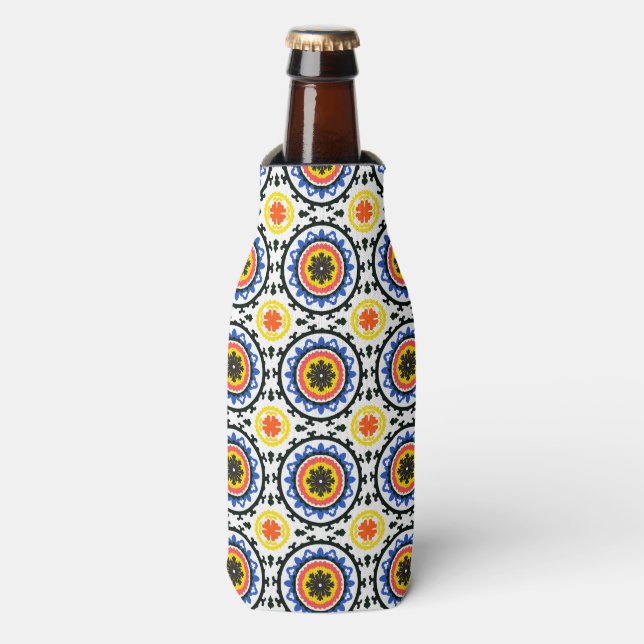 Enfriador De Botellas Patrón de Suzani (Frente de la botella)