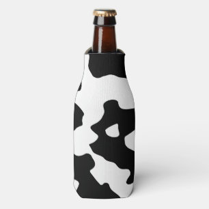 Enfriador De Botellas Patrón de vaca negro y blanco