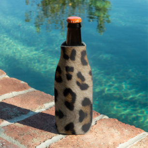 Enfriador De Botellas Patrón elegante de pinta de piel de leopardo de mo