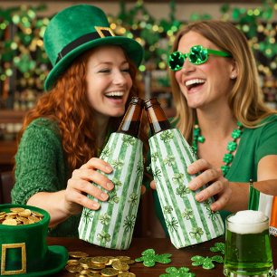 Enfriador De Botellas Patrón festivo del Día de San Patricio