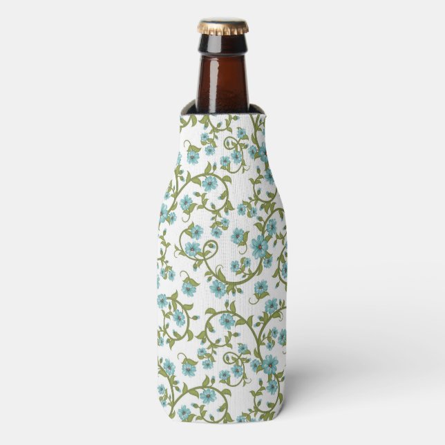 Enfriador De Botellas Patrón floral 6 (Frente de la botella)