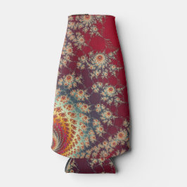 Enfriador De Botellas Patrón floral espiral