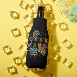 Enfriador De Botellas Patrón moderno de Mardi Gras