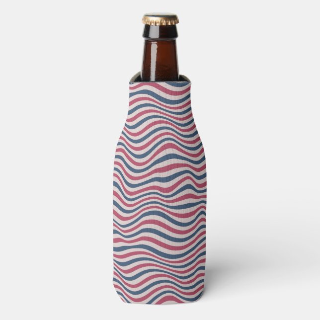 Enfriador De Botellas Patrón rayado 2 (Frente de la botella)