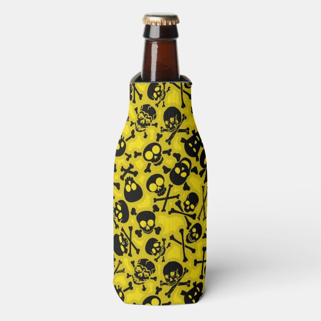 Enfriador De Botellas Patrón Skull & Crossbone (Frente de la botella)