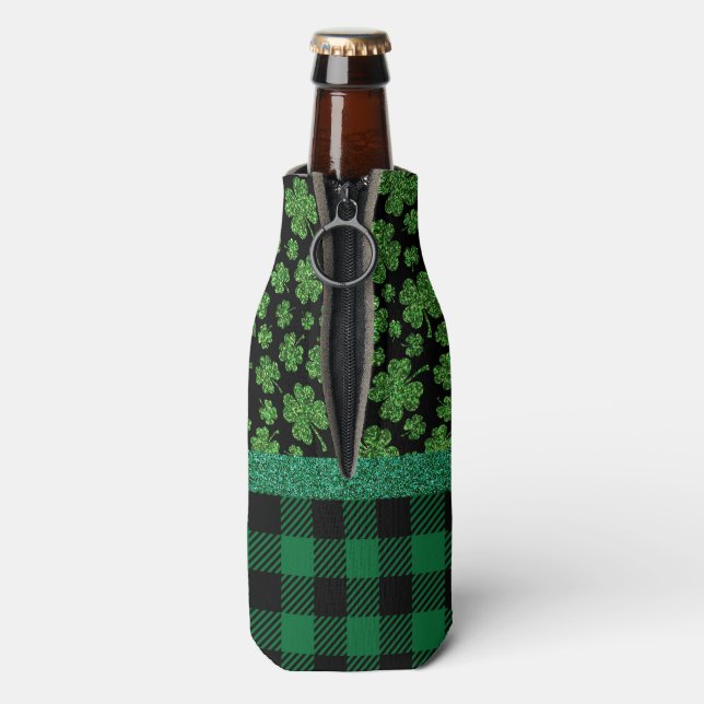 Enfriador De Botellas Patrón temático de San Patricio (Reverso de la botella)