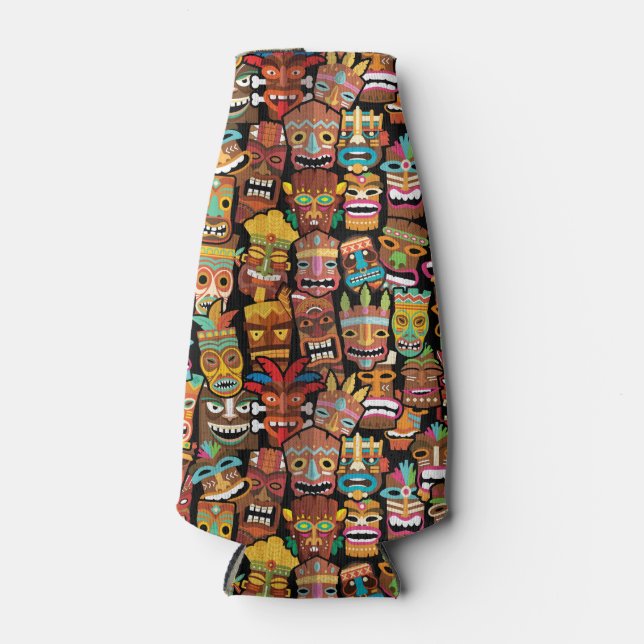 Enfriador De Botellas Patrón Tiki (Anverso)