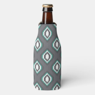 Enfriador De Botellas Patrón tribal geométrico retro ikat
