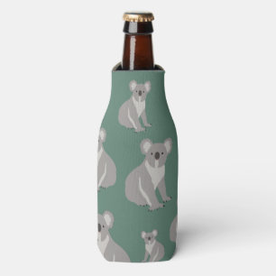 Enfriador De Botellas Patrón verde de Koala Eucalyptus