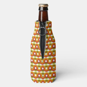 Enfriador De Botellas Patrón Vintage Retro Sonriente No. 02