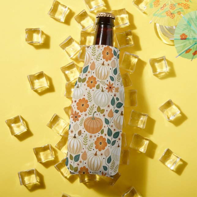 Enfriador De Botellas Pattern Vintage pumpkin Groovy (Verano in situ)