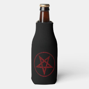 Enfriador De Botellas Pentagram del diablo Rojo