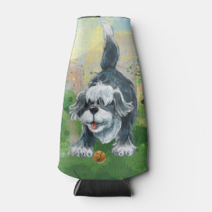 Enfriador De Botellas Perro de oveja agobiante