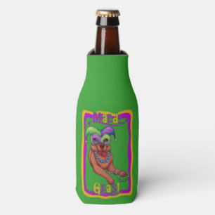 Enfriador De Botellas Perro Mardi Gras