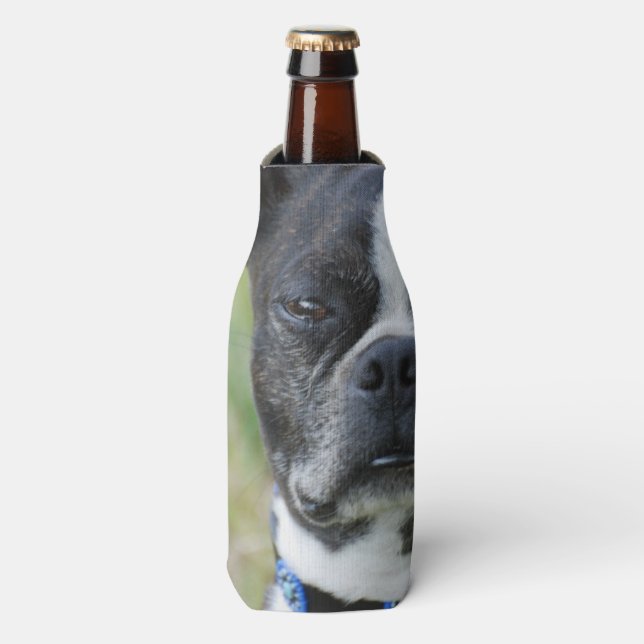 Enfriador De Botellas Perro Terrier de Boston (Frente de la botella)