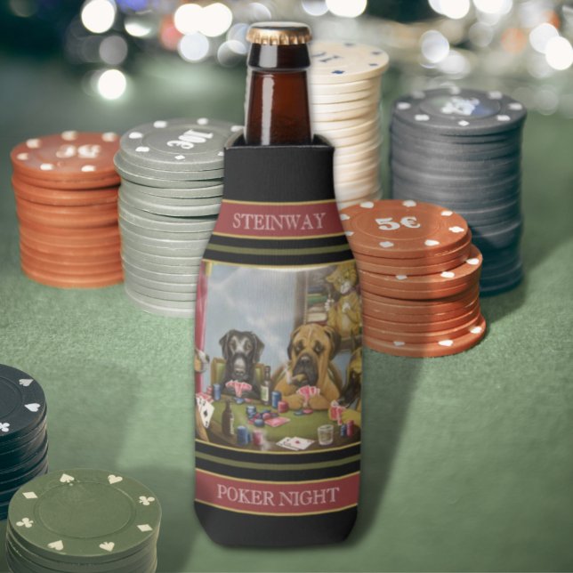 Enfriador De Botellas Perros de juego de póquer (Subido por el creador)