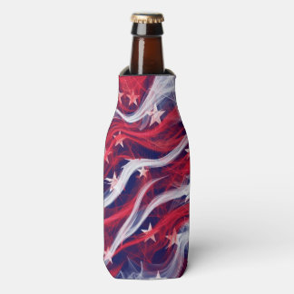 Enfriador De Botellas Personalizado de bandera estadounidense Frasco