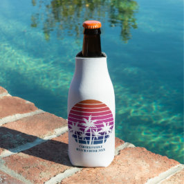 Enfriador De Botellas Personalizado de vacaciones Sunset de la Reunión d