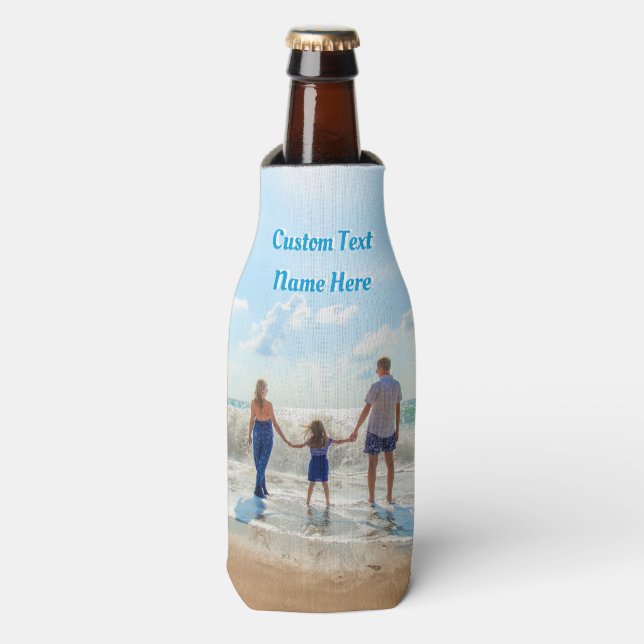 Enfriador De Botellas Personalizado del refrigerador del frasco fotográf (Frente de la botella)