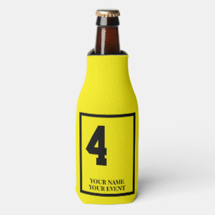 Enfriador De Botellas Personalizado Derby Saddle Blanket Frasco amarillo
