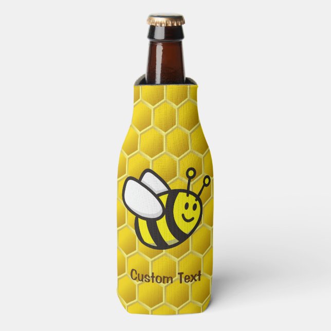 Enfriador De Botellas Personalizado Honeybee (Frente de la botella)