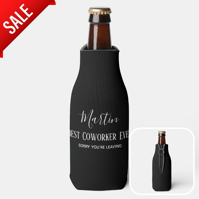 Enfriador De Botellas Personalizado: Jefe de Coworker deja cita graciosa (Subido por el creador)