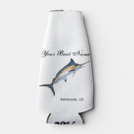 Enfriador De Botellas Personalizado Nombre del barco Marlin